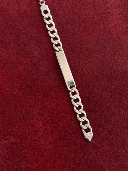 Vintage Silver ID Bracelet