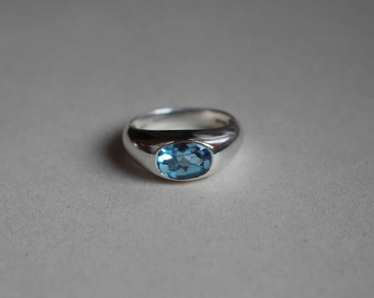 Vintage Blue Topaz Ring