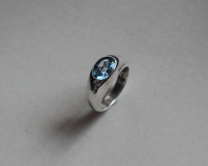 Vintage Blue Topaz Ring